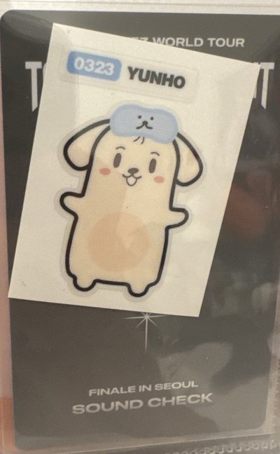 潤 彩排卡含貼紙