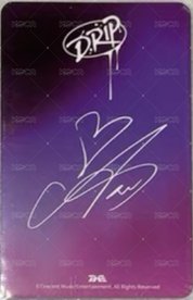 DRIP QQ音樂 單封 特典卡 tme 背面