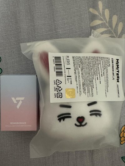 SEVENTEEN MINITEEN 崔櫻桃 零錢包 蹦蹦手燈芯