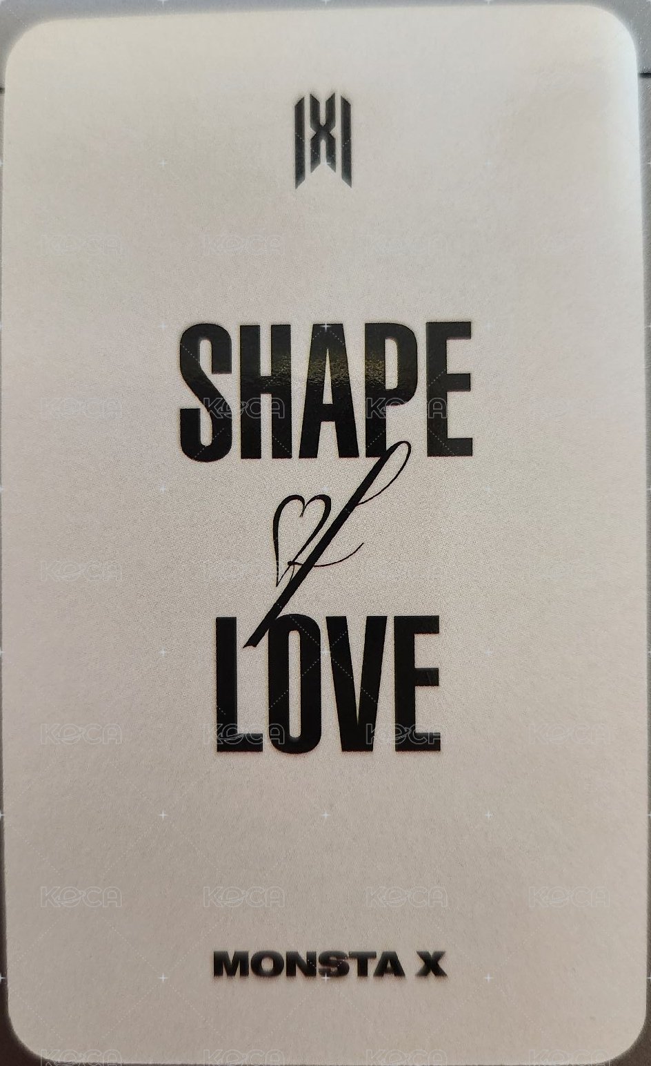 love am 特典卡  背面