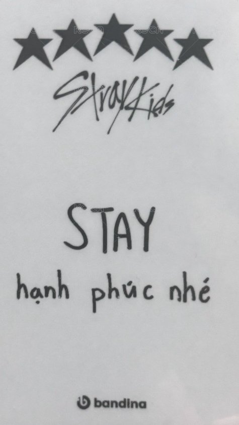 5-STAR Bandina 特典卡  背面