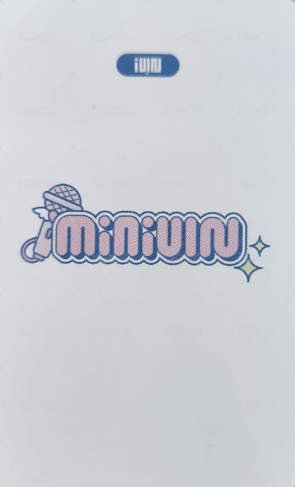 minidle 2.0 周邊卡 娃娃卡 背面