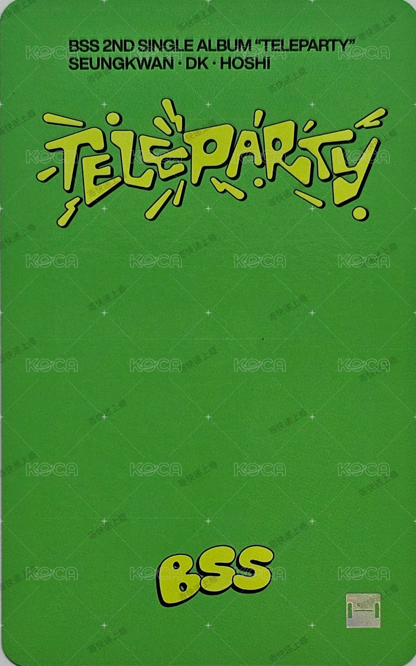 ‘TELEPARTY’ wm 1.0 幸運卡  背面