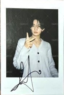 迷五 yzy 特典卡 上海復刻拍立得 正面