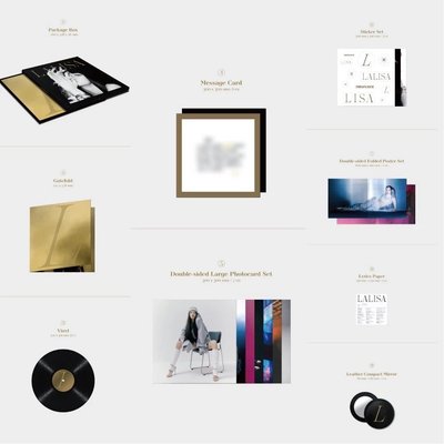 LISA - LALISA 絕版黑膠唱片 已拆全專