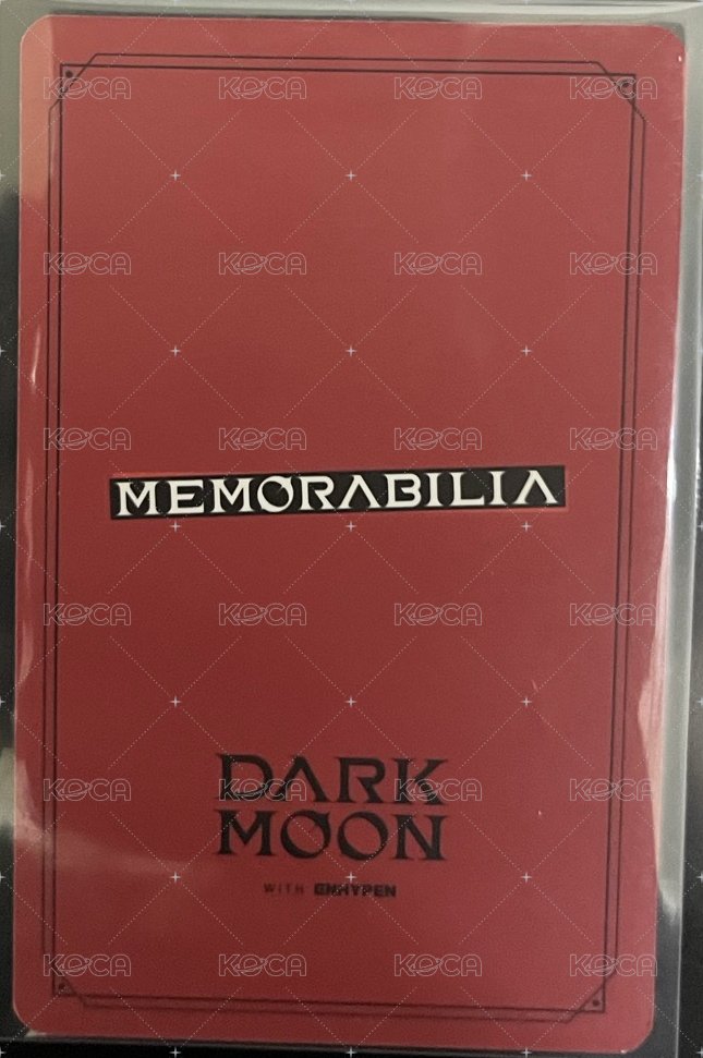 暗月特別專 日咖 特典卡  背面