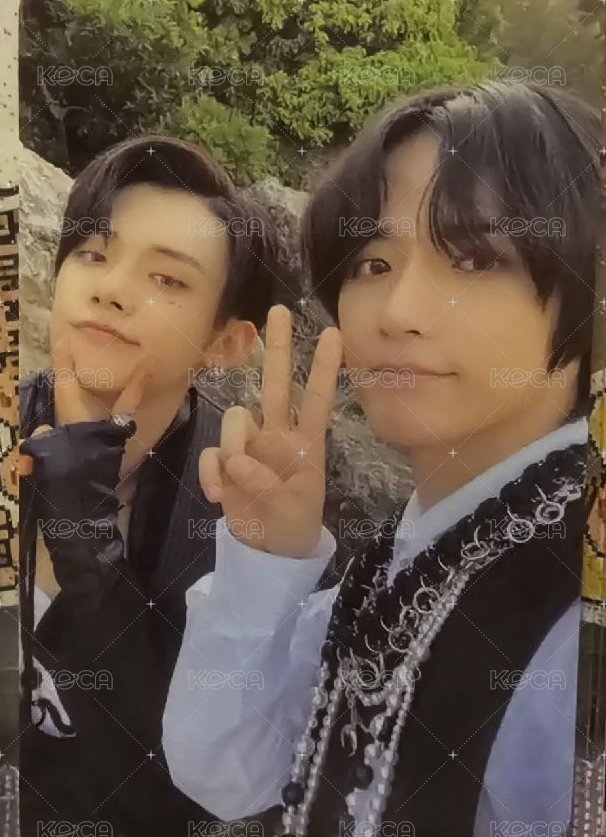 TXT PHOTOBOOK Extended Edition with Comments H:OUR+ 周邊卡 13雙人卡 正面
