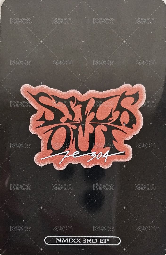 STICK OUT 專輯卡 普版 專卡薛圭 背面