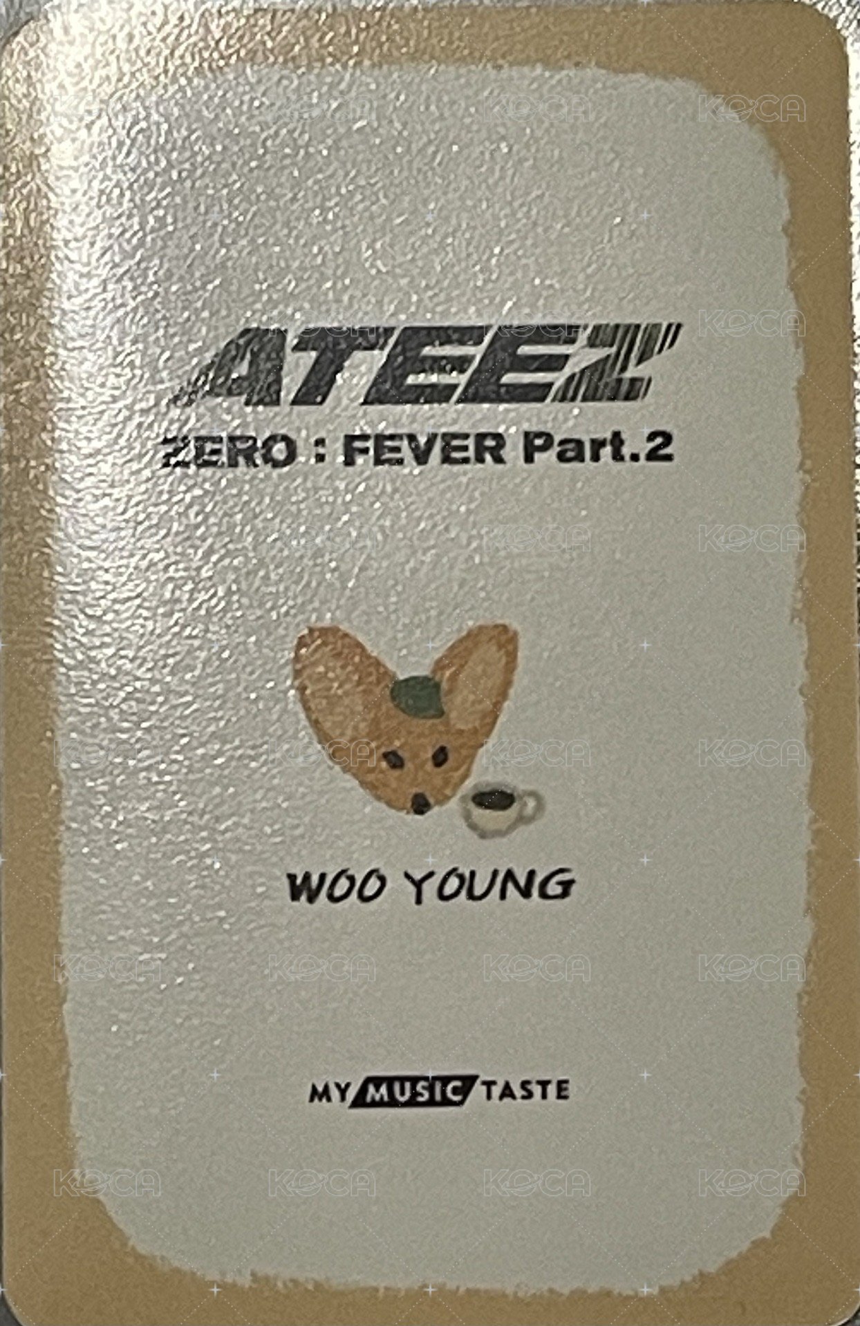 Fever pt.2 mmt 2.0 簽售卡  背面