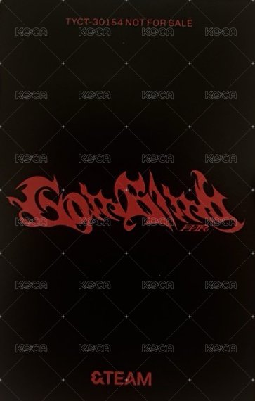 Go in Blind (月狼) 專輯卡 通常盤 WOLF FANG 背面