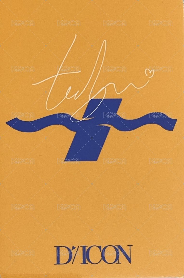 TXT X DICON D'FESTA MINI EDITION 雜誌卡 Dicon小卡 背面