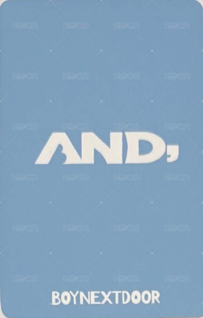 AND, 環球 幸運卡 AND 背面