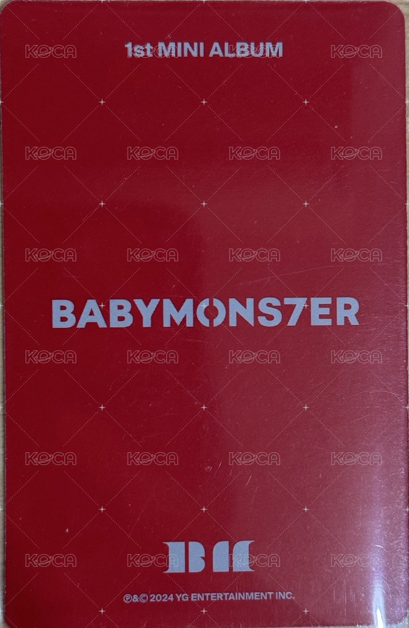 BABYMONS7ER 專輯卡  背面