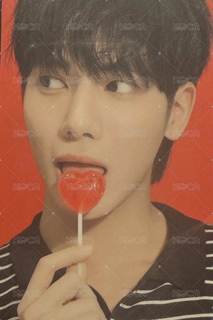 迷七 專輯卡 TXT迷七 Lover版Heart card 姜太顯 正面