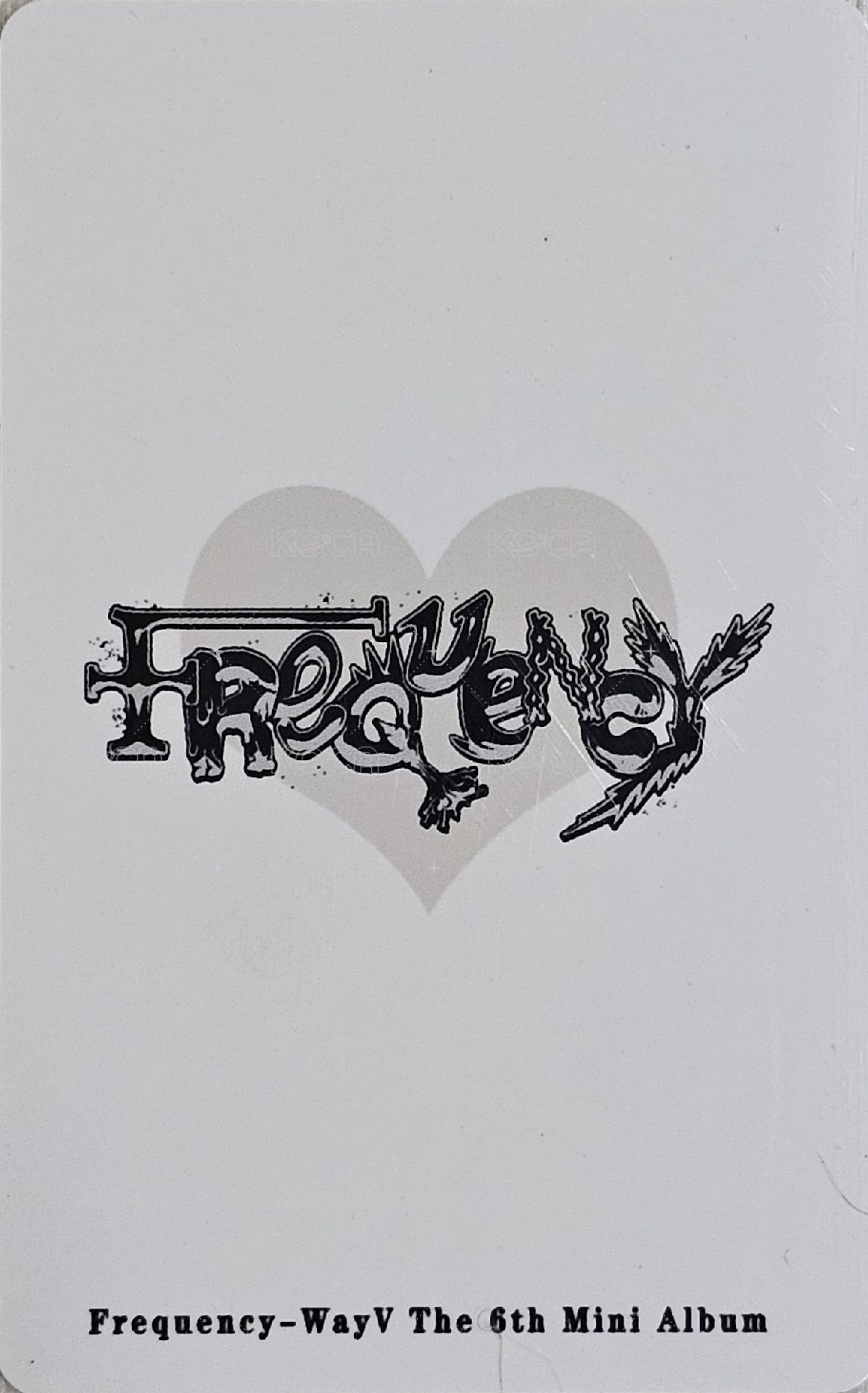 FREQUENCY 泡泡摩奇 上海線下 簽售卡 B ver 背面