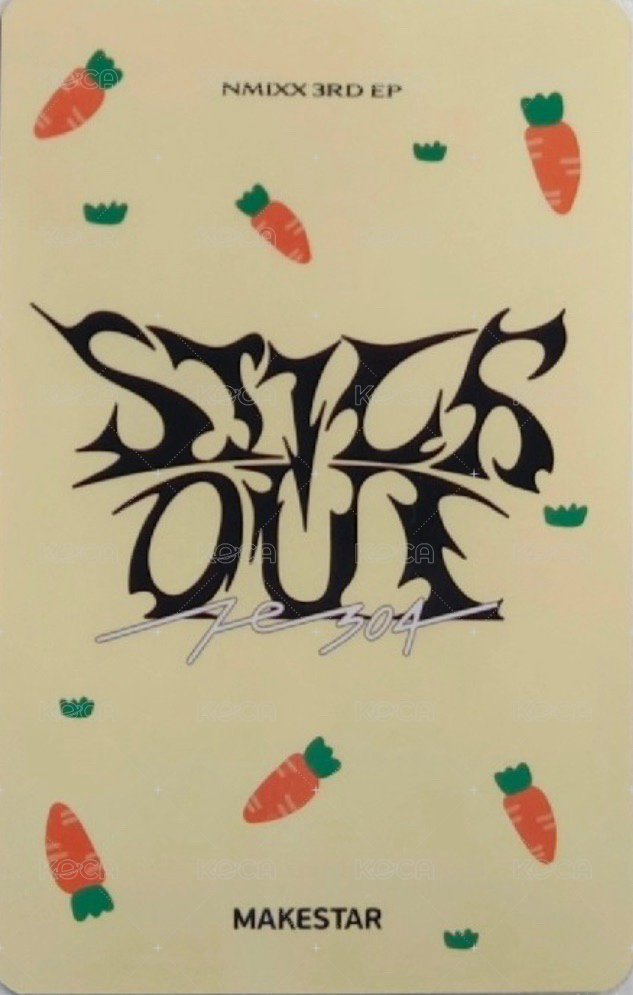 STICK OUT ms 線上 9.0 簽售卡 兔子嫄 背面