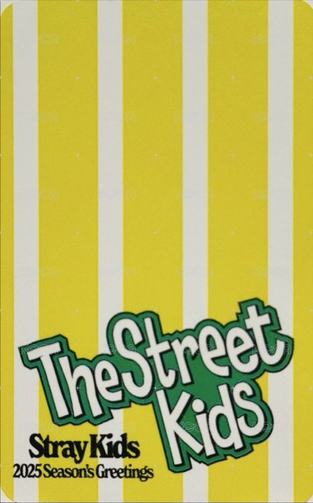 2025年曆 jyp 特典卡  背面