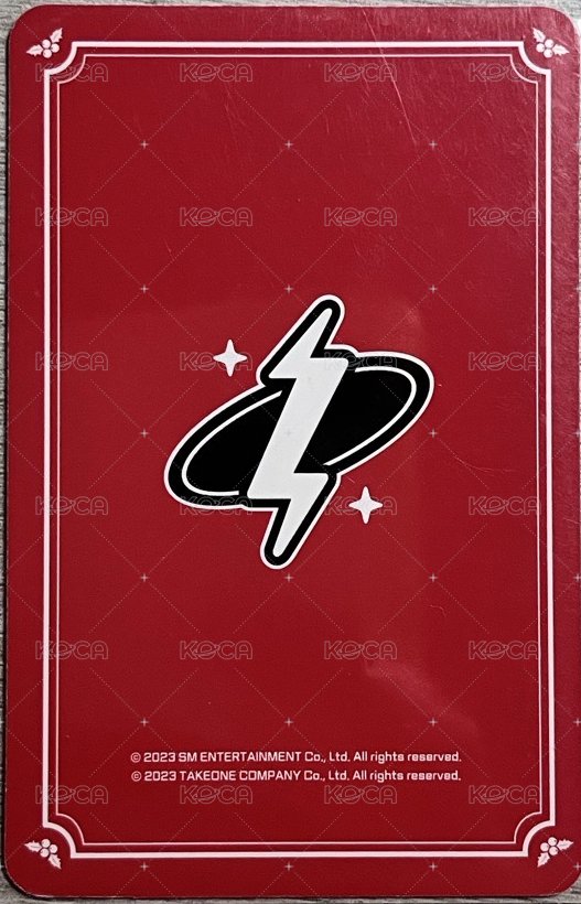 NCTZONE 遊戲卡 自拍卡 背面