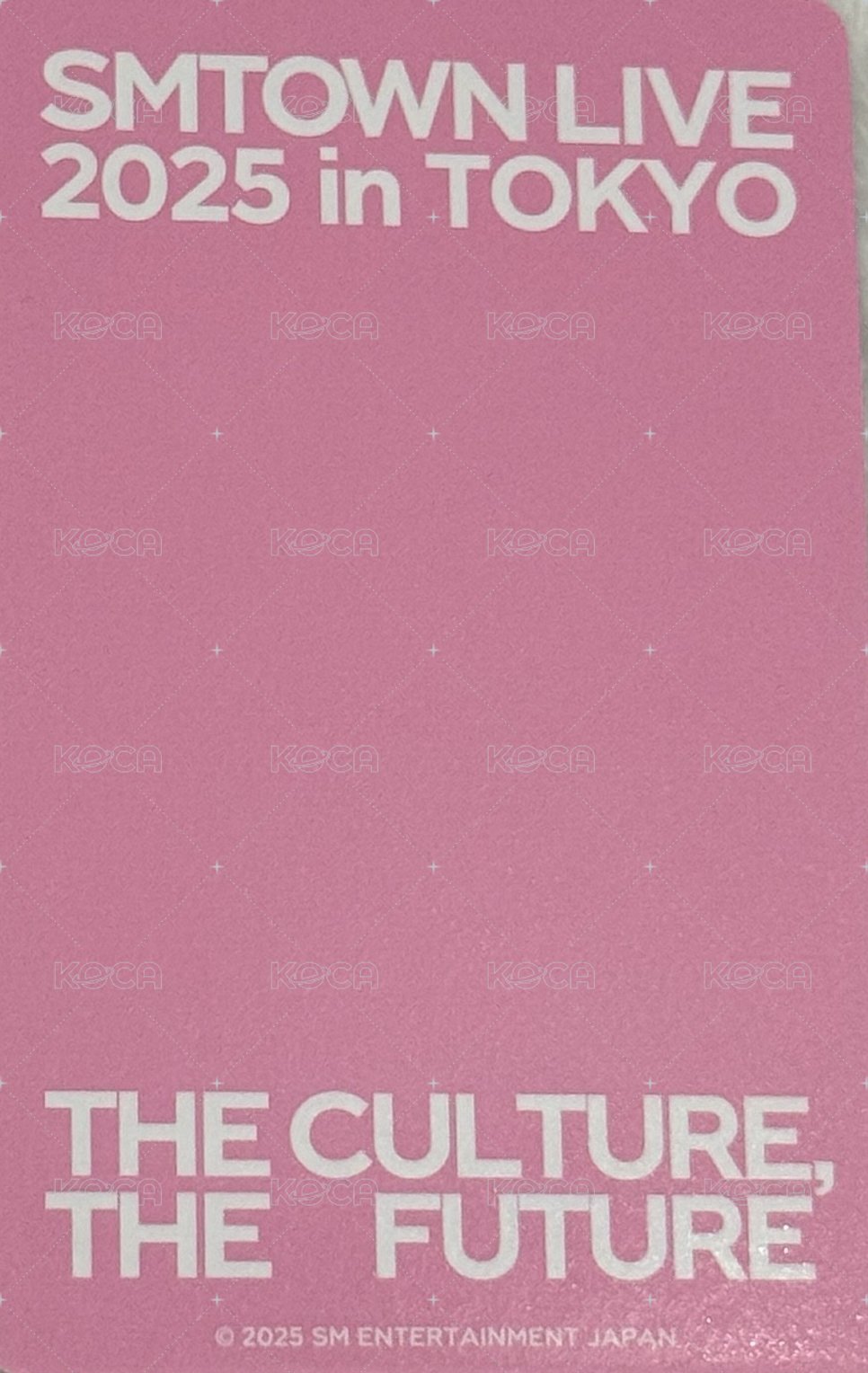 2025smt 隨機卡 smt2025 30週年東京隨機卡 SEULGI 背面