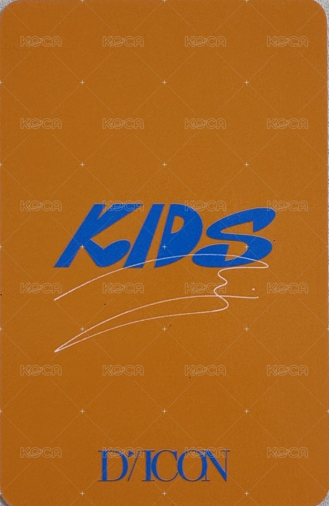 DICON D'FESTA 雜誌卡  背面