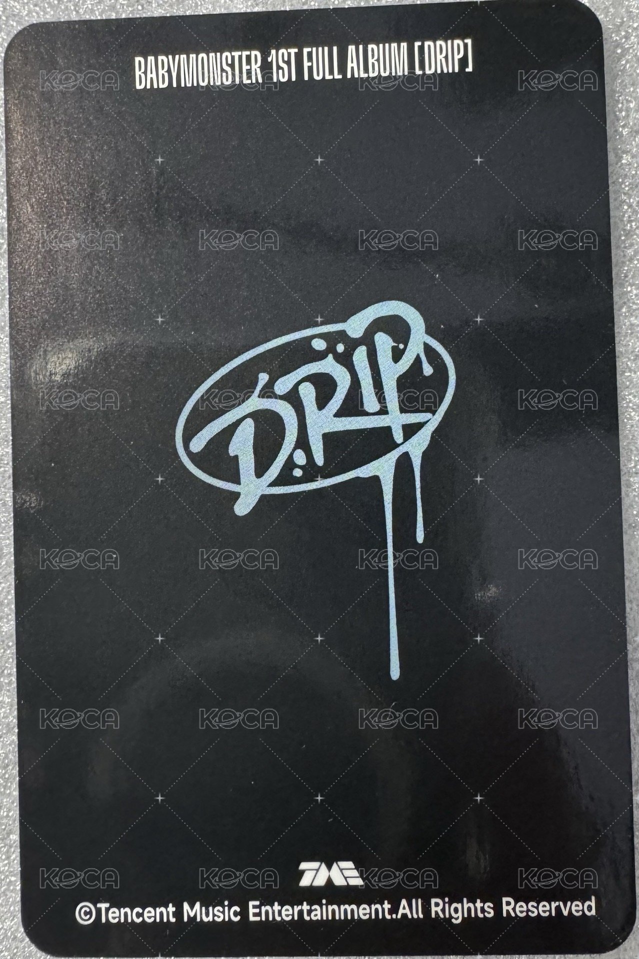 DRIP QQ音樂 二星卡 星光卡  背面