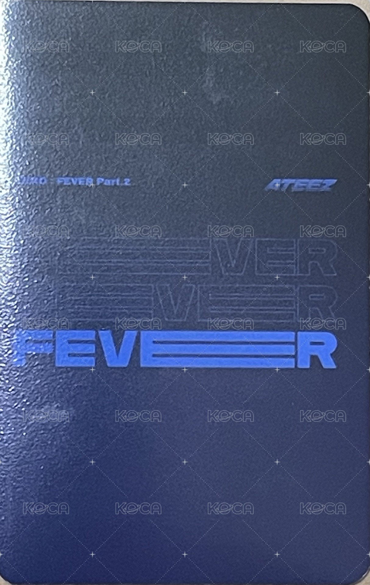 Fever pt.2 yes24 2.0 簽售卡  背面