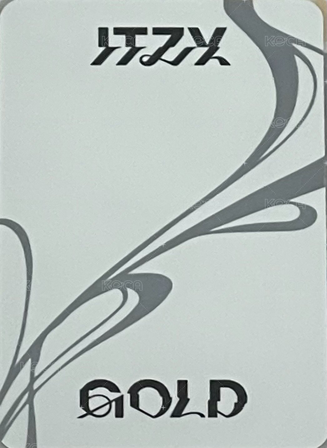 GOLD 專輯卡 特別版 IMF ver. 背面