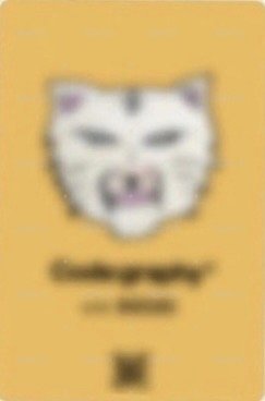 代言 代言卡 x CGP 黃版set 背面