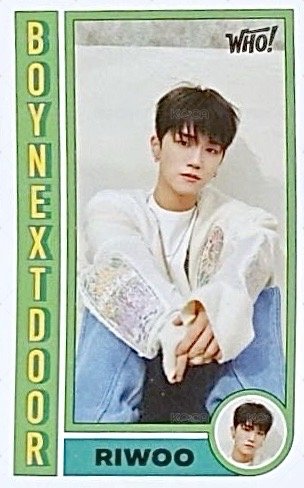 WHO! 專輯卡 ID 卡 2 正面