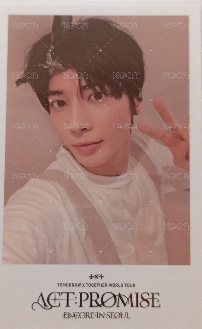 24’巡迴 wvs 特典卡 首爾安可DVD 正面