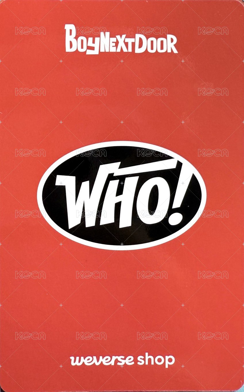 WHO! wvs 特典卡 閃卡4 背面