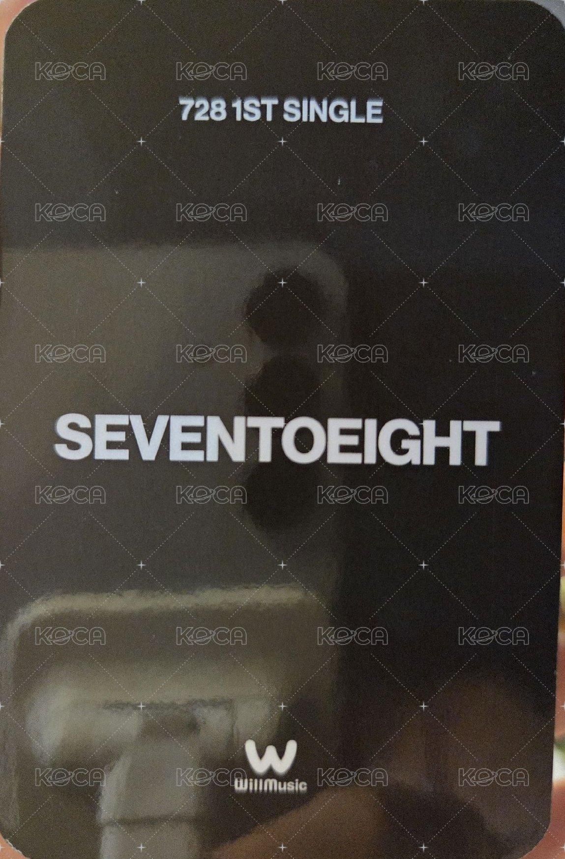 SEVENTOEIGHT 1st single 微樂客 特典卡  背面