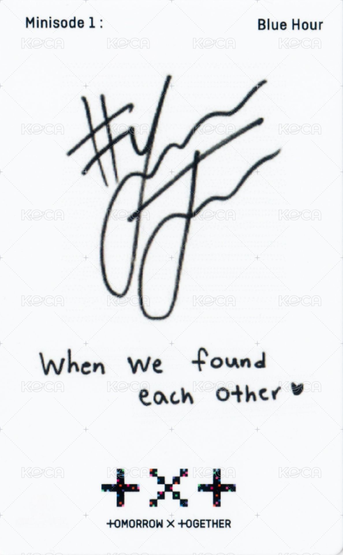 迷三 m2u 2.0 幸運卡 牙牙樂 背面