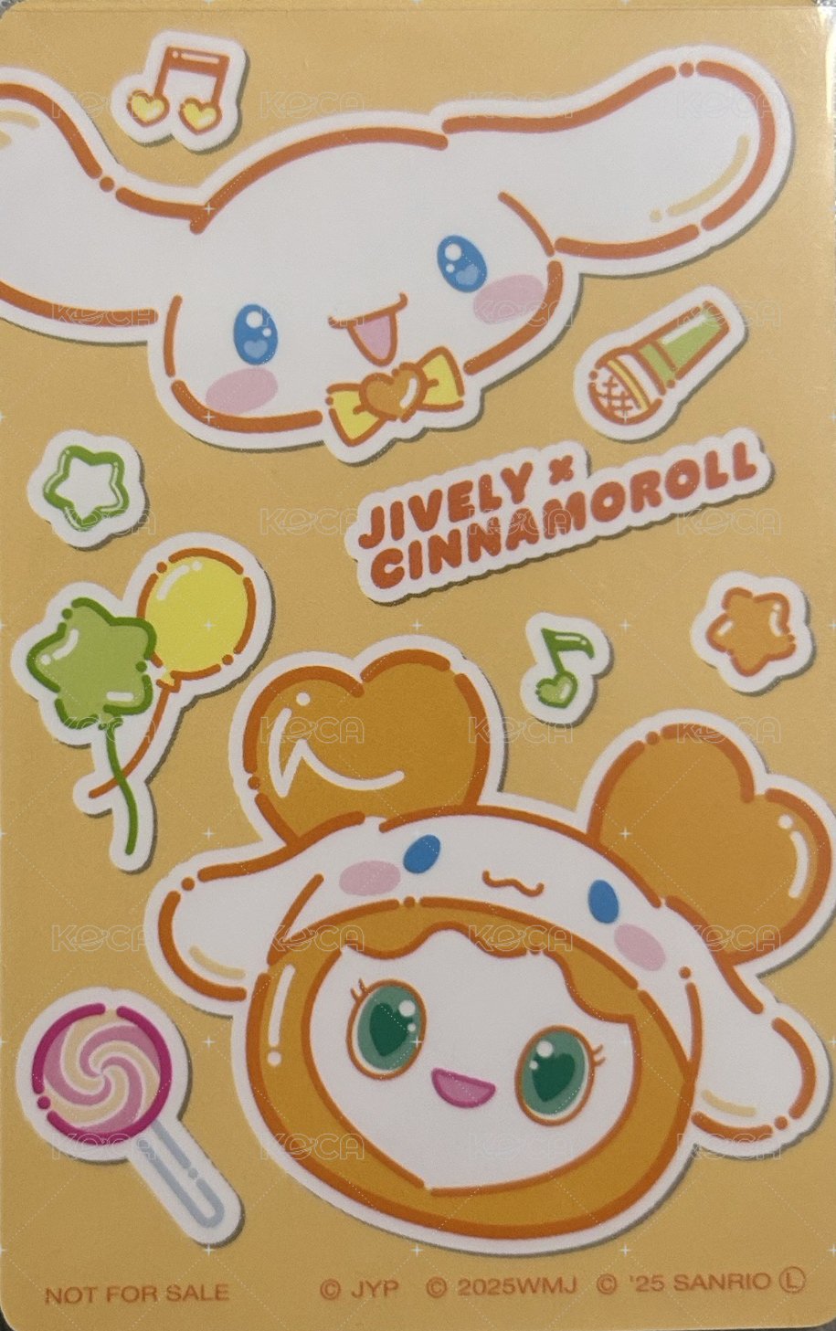 2025 TWICE三麗鷗日本聯名 滿額卡  背面