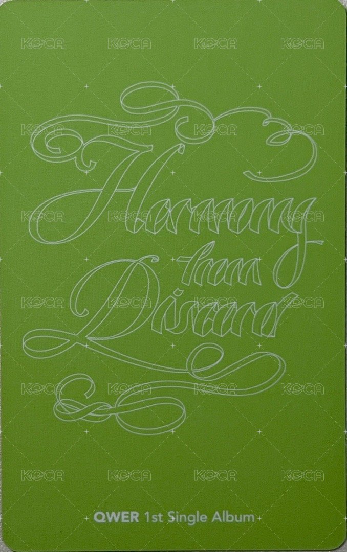 出道 專輯卡 出道專 B版燕 背面