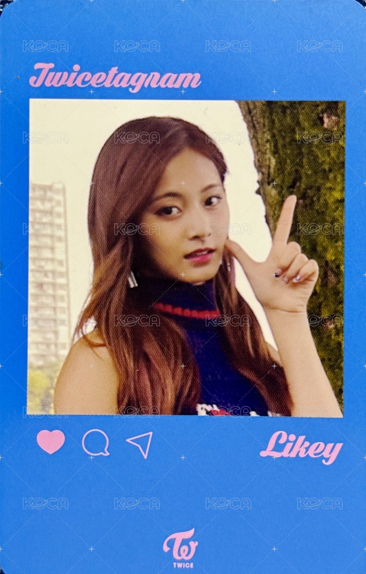 Twicetagram 周邊卡 快閃店卡 正面