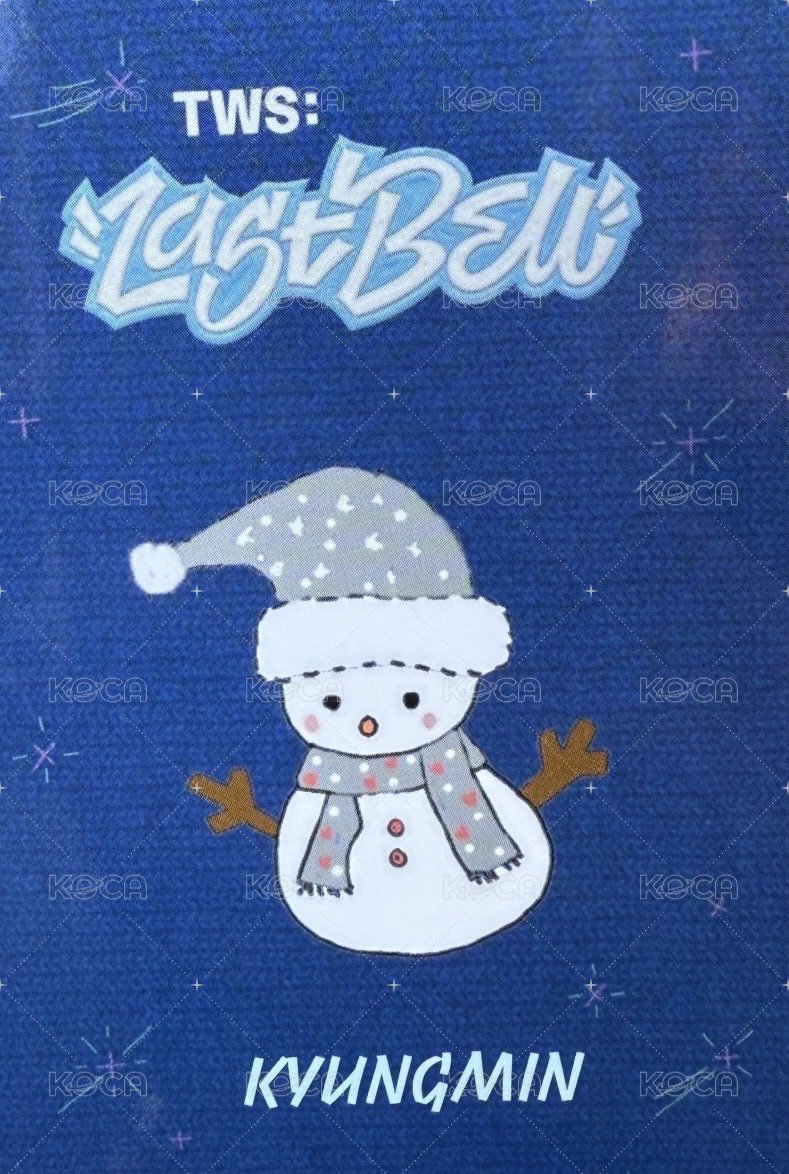 Last Bell 打歌卡  背面