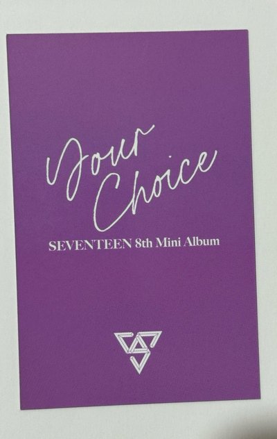 8th Mini Album 特典卡