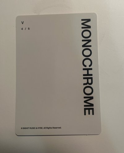 MONOCHROME 隨機卡