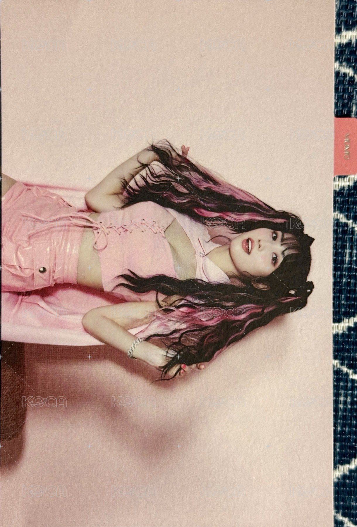 正規三 專輯卡 配置 索引卡 桃 正面