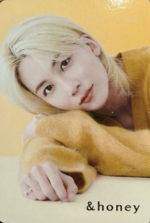 代言 代言卡 &honey 正面