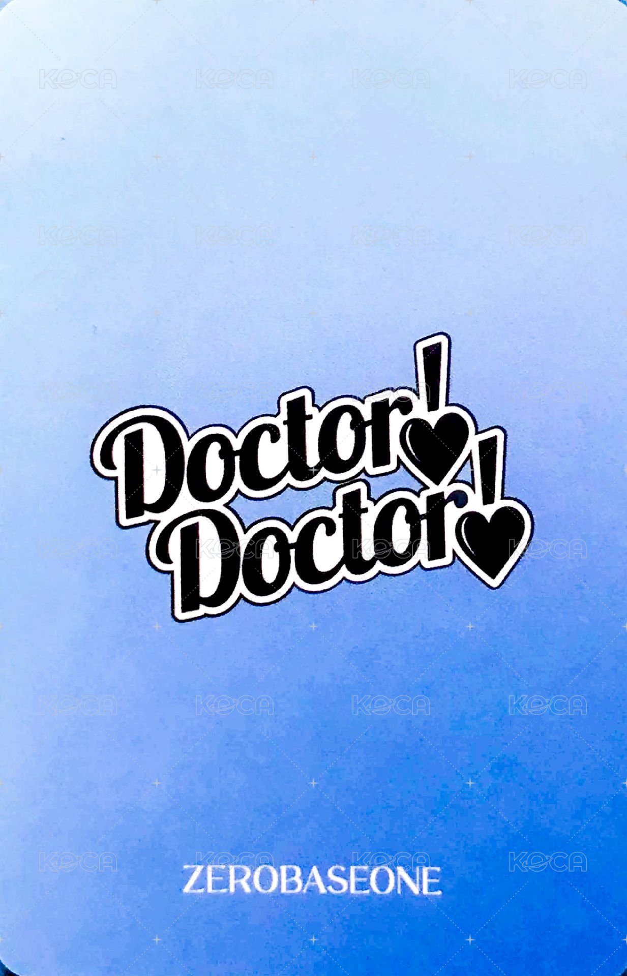 迷五 打歌卡 圍巾 MCD預錄逆應援 Doctor Doctor 背面