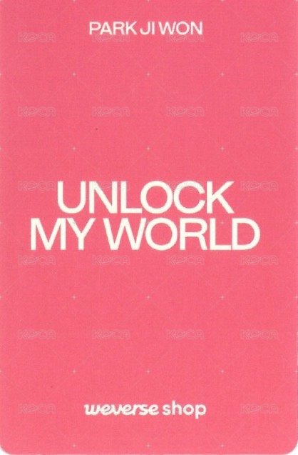 #menow wvs 簽售卡  背面