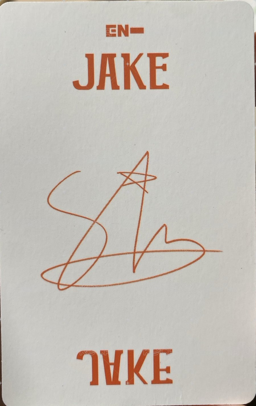 正一 專輯卡 Odysseus版 橘版 閃卡 背面