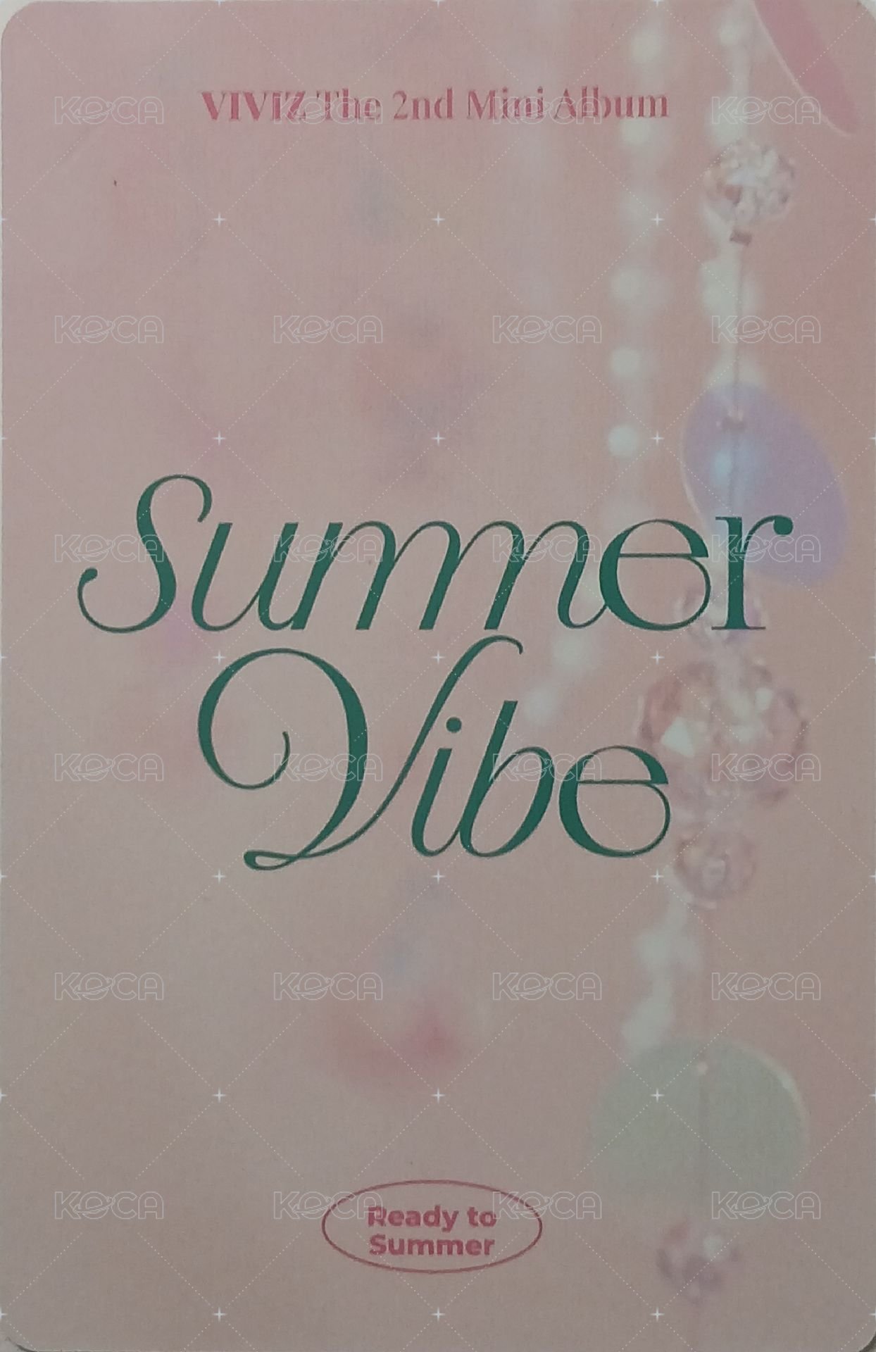 迷二 專輯卡 粉版 背面