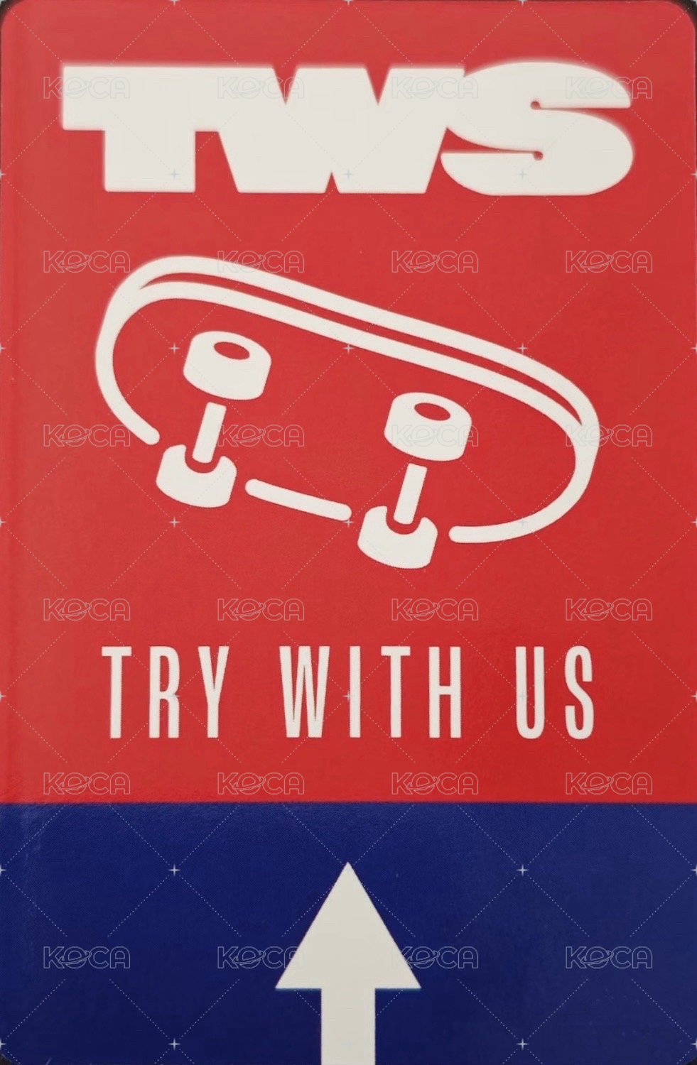 TRY WITH US 專輯卡 KiT ver 背面