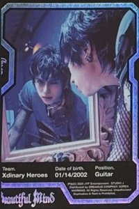 Beautiful Mind 專輯卡 TRADING CARD