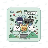 PPULBATU CAFE 手帕 角巴兔小方巾