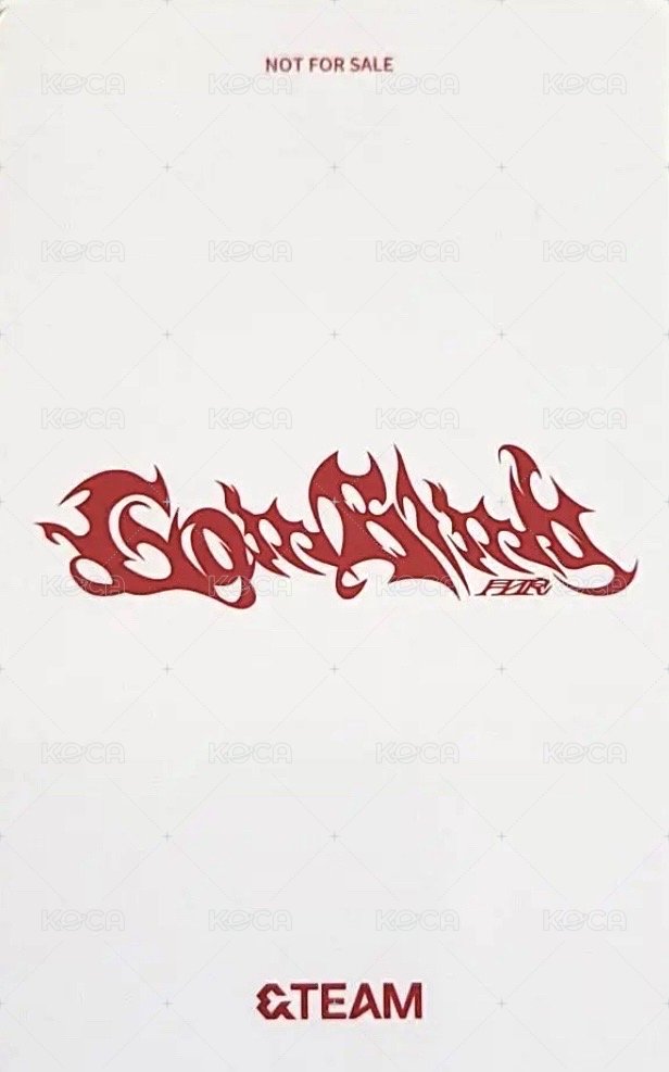 月狼 日咖 2.0 幸運卡 塗鴉/手書卡 背面