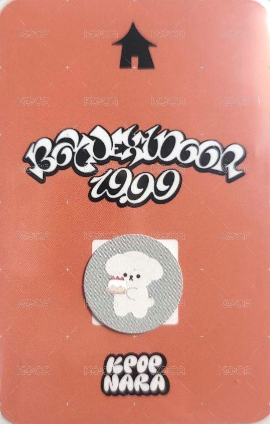 19.99 Kpop Nara 特典卡  背面